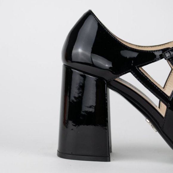 SOLD Prada Patent Dual Buckle Mary Jane Pumps - Picture 7 of 10